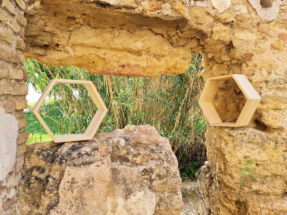 ESTANTERIA HEXAGONAL 6