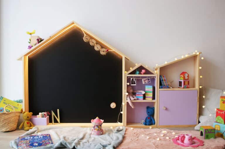 Pizarra infantil Casitas 12