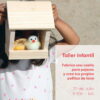 cartel cursos casita madera laal